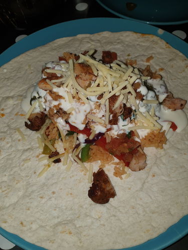 Customer photo review of Boojum Mexican Fajita Meal Kit For 4 People