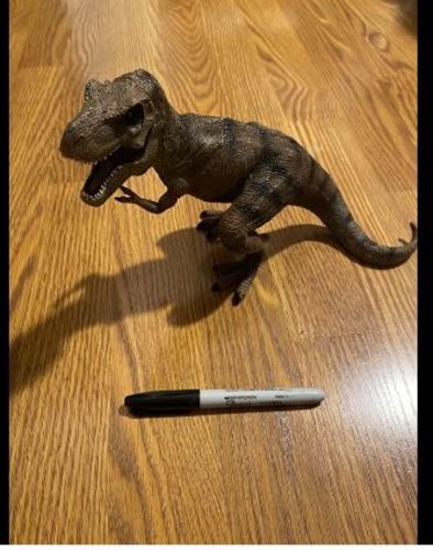 Customer photo review of Figurine Dinosaure Tyrannosaure