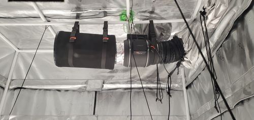 Customer photo review of AC Infinity Grow Tent Ventilation Kit Pro, 6 Inch