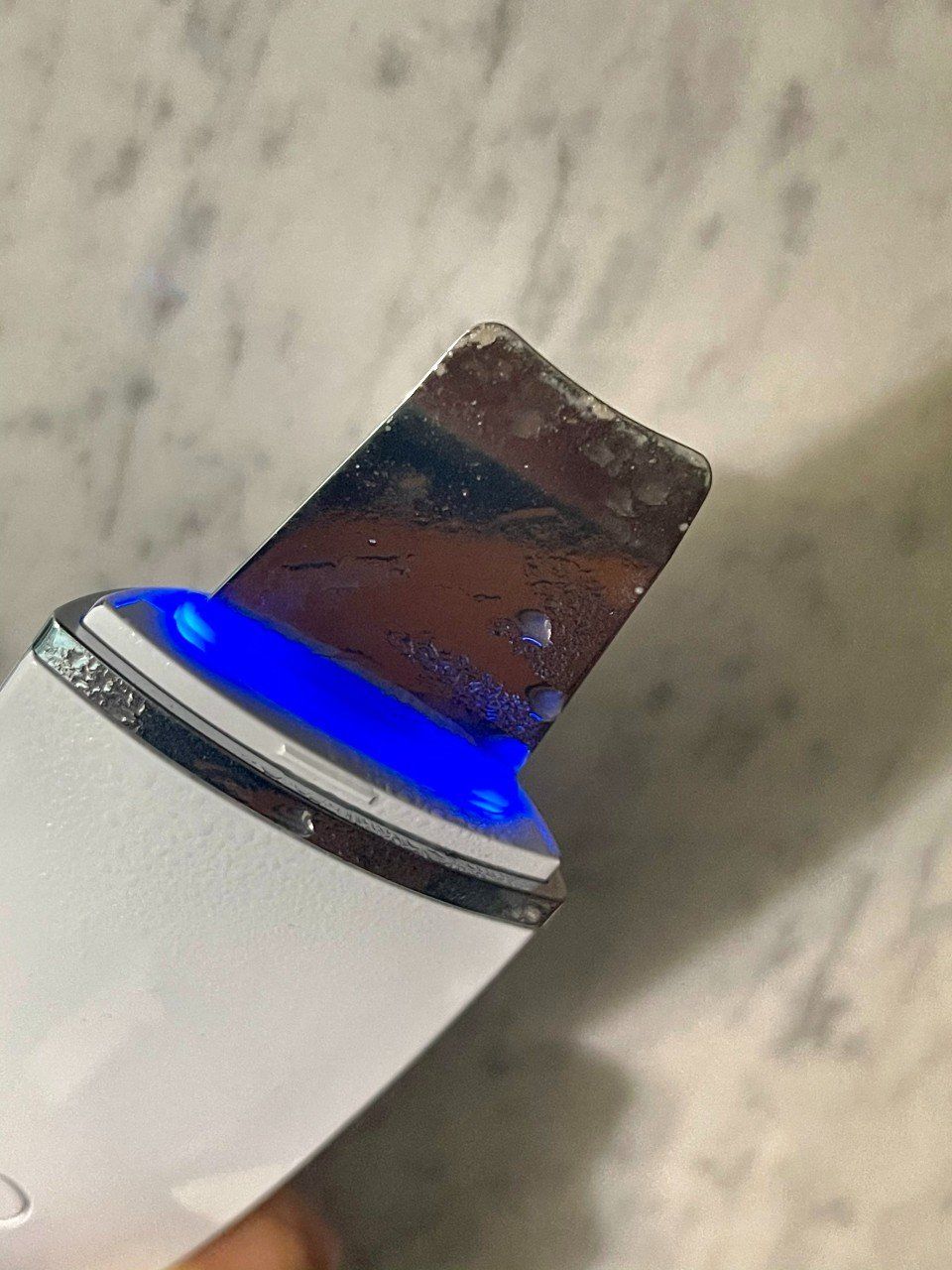 Customer photo review of EvenSkyn® Cosmo: Ultrasonic Facial Cleanser & Scrubber