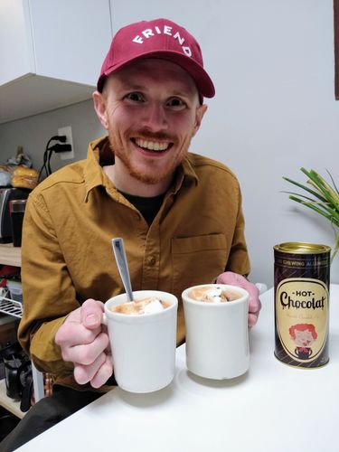 Customer photo review of Premium Hot Chocolate Mix Tin