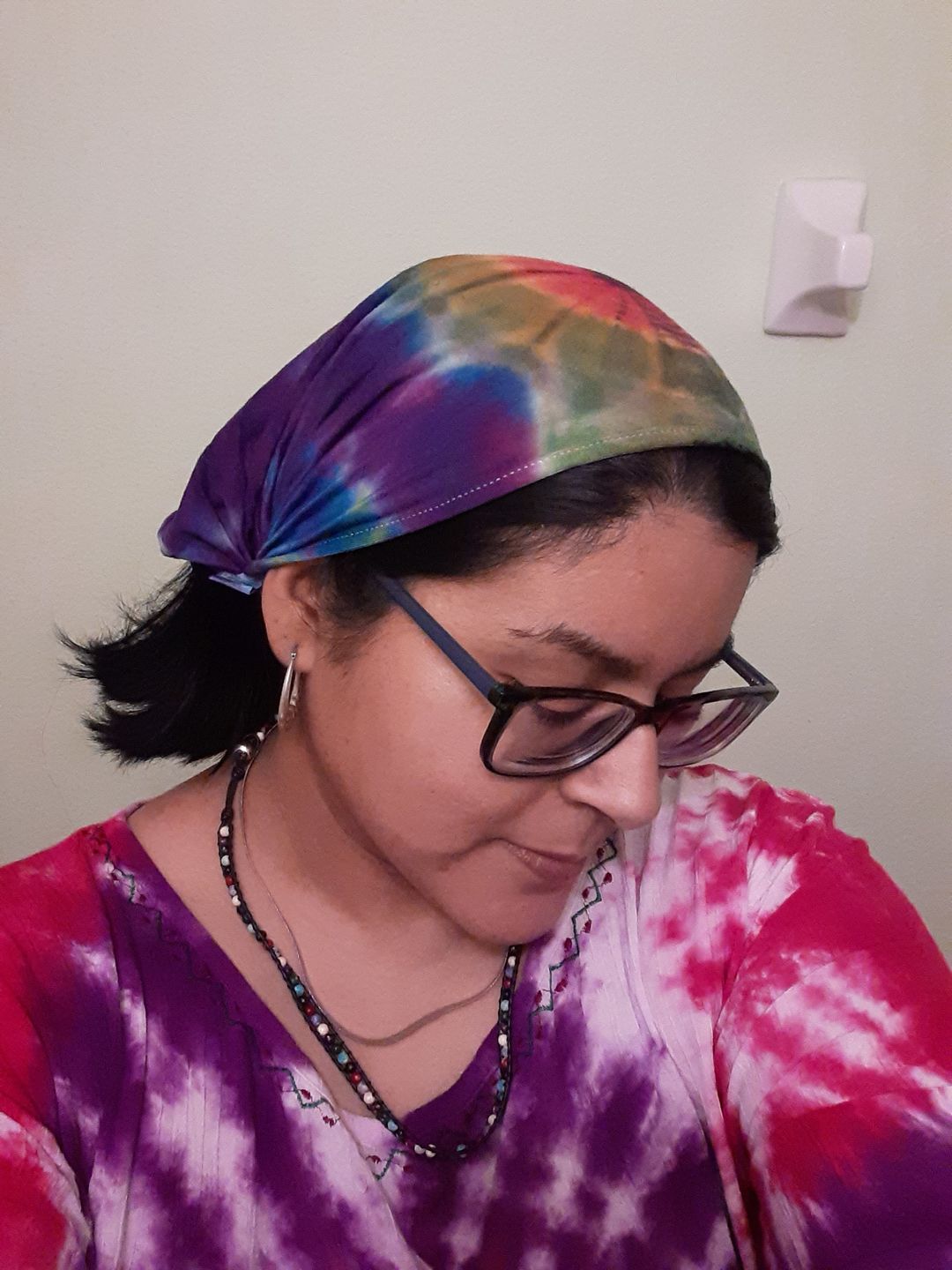 Customer photo review of Lolita Tie Dye Headband