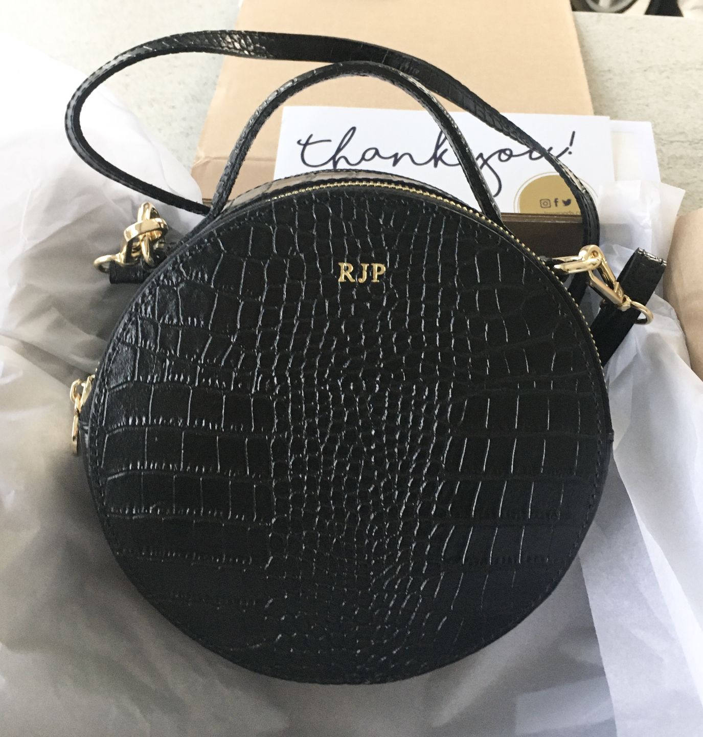 Customer photo review of The Rosie Circle CROC Bag