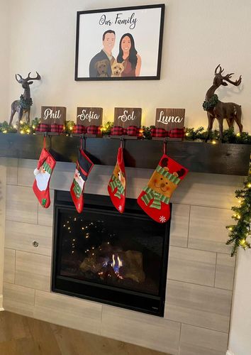 Customer photo review of Custom Framed Family Portrait