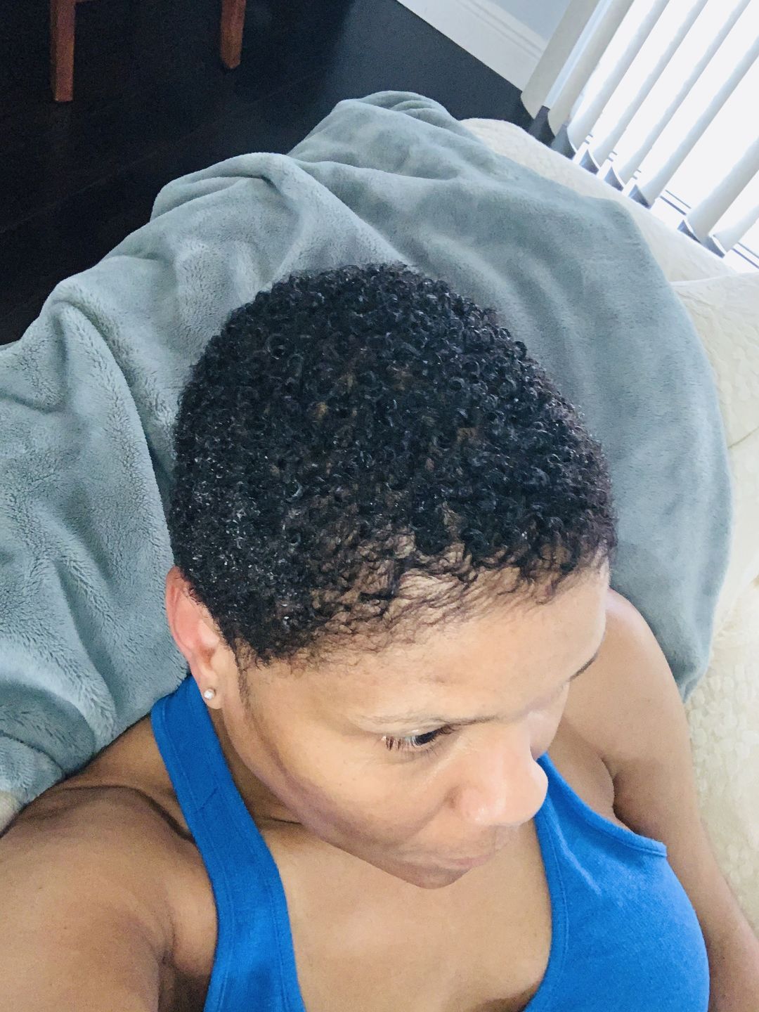 Customer photo review of POLISHED Hair & Scalp Oil