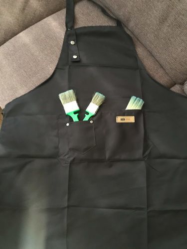 Customer photo review of Tablier de Cuisine Femme