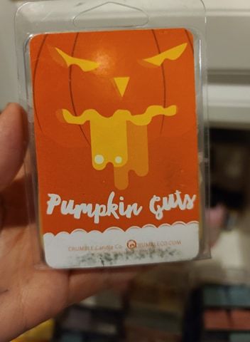 Customer photo review of Pumpkin Guts Wax Melt