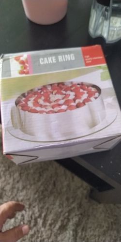 Customer photo review of Cercle à pâtisserie Réglable - Moule à Gâteau Acier Inox -