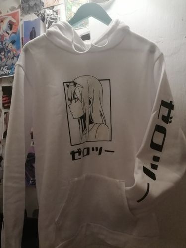 Customer photo review of Kawaii Style Zero Two Hoodie