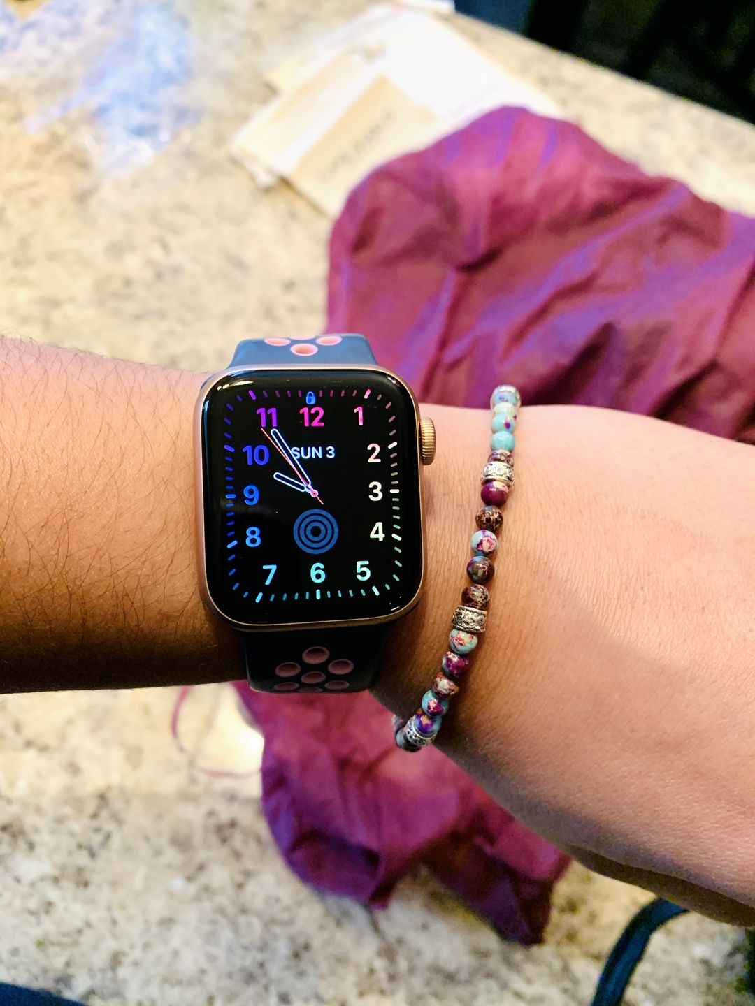 Customer photo review of Tibetan Energy Bracelet
