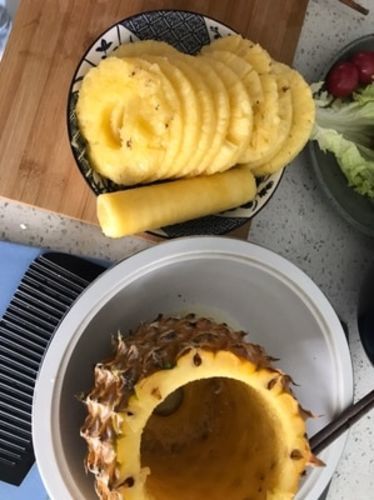 Customer photo review of Vide Ananas - Trancheur de Fruits
