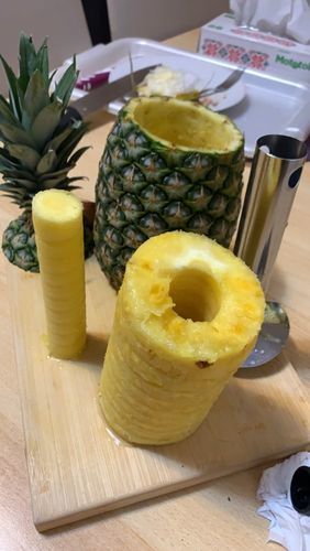Customer photo review of Vide Ananas - Trancheur de Fruits