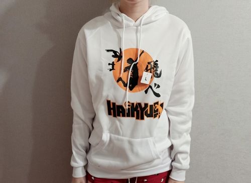 Customer photo review of Kawaii Style Haikyuu Hoodie