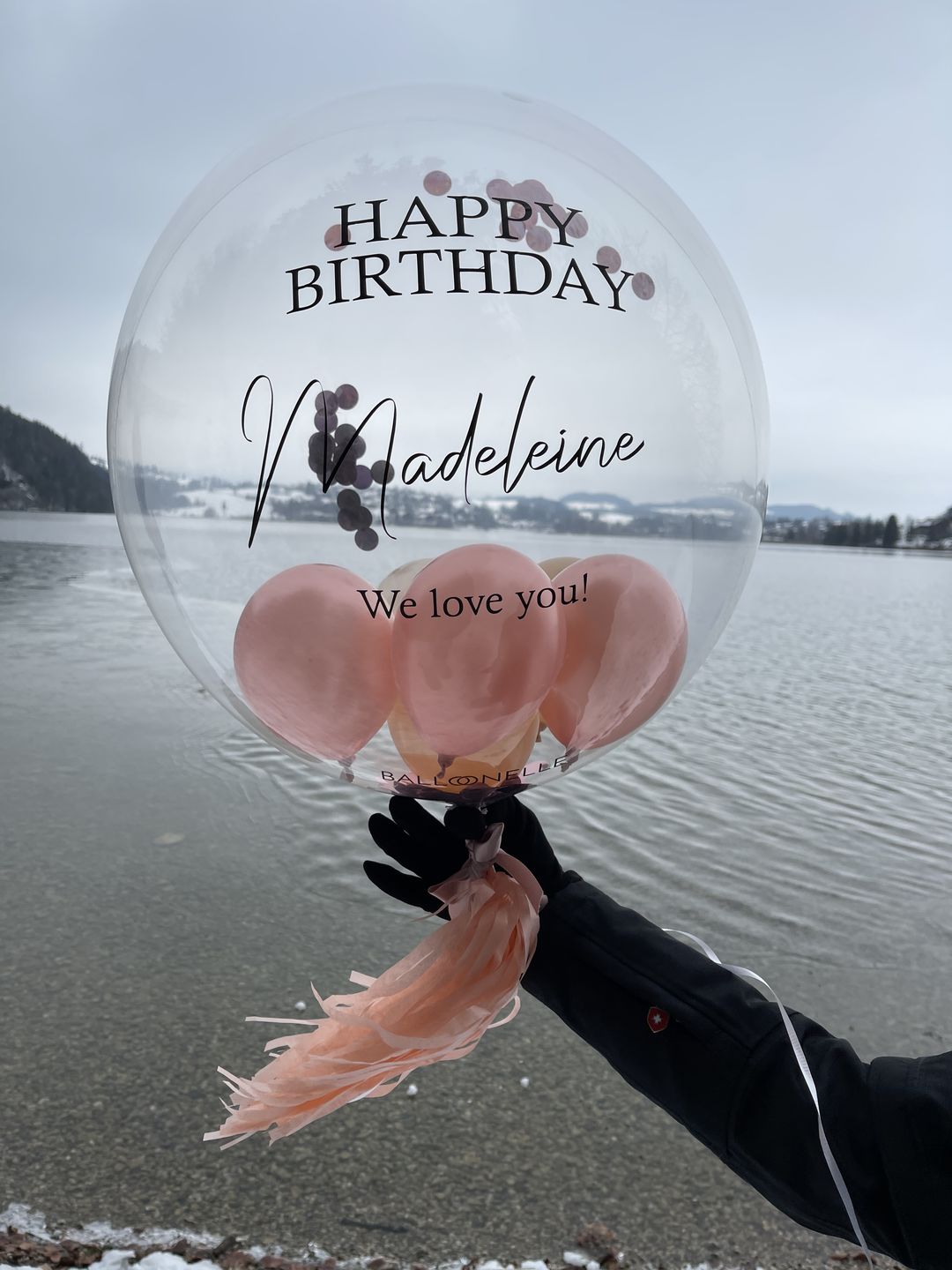 Customer photo review of Nude Designer Ballon
