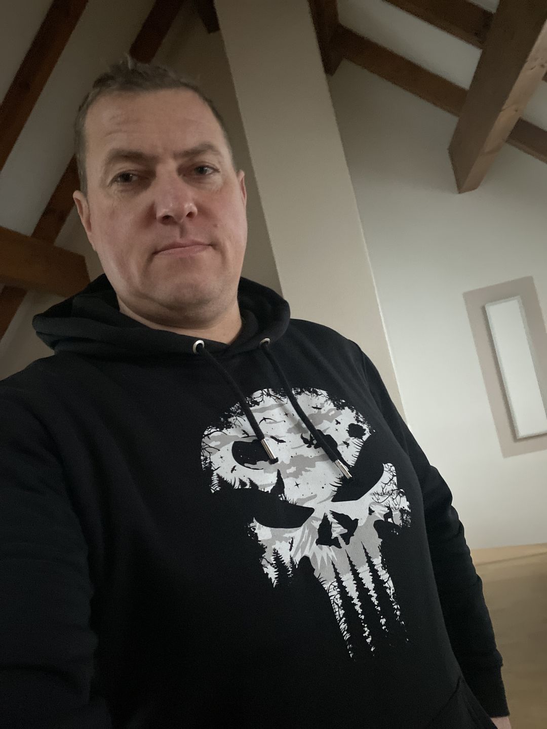 Customer photo review of Nature Skull  - Bio Unisex Hoodie (PREMIUM)