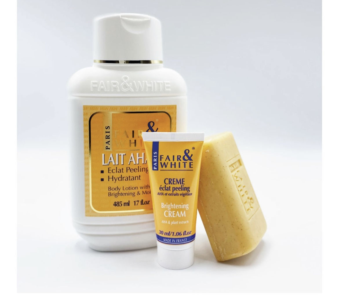 Customer photo review of Fair and White Original AHA Exfoliating Soap 200g / 7 oz