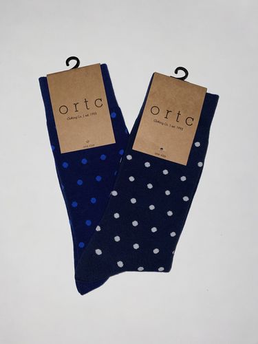 Customer photo review of Navy and White Polka