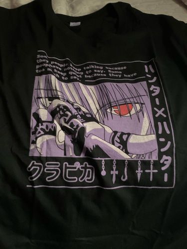 Customer photo review of Kurapika - Scarlet Eyes Tee