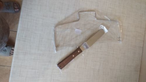 Customer photo review of Spatule Coudée Inox (A l'unité)