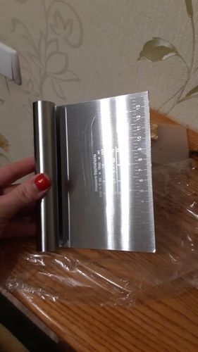 Customer photo review of Coupe Pate Boulanger Acier Inox