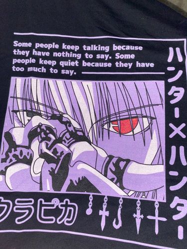 Customer photo review of Kurapika - Scarlet Eyes Tee