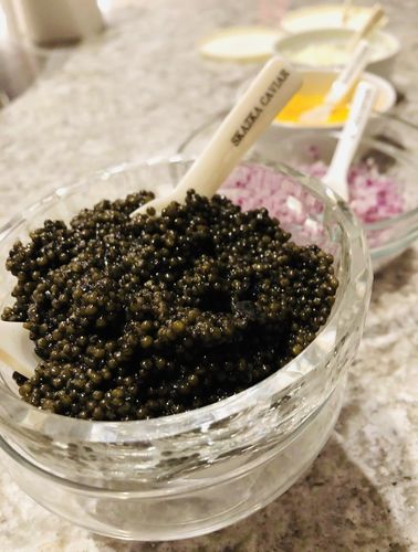Customer photo review of “Oprah’s Favorite” Russian Osetra Caviar