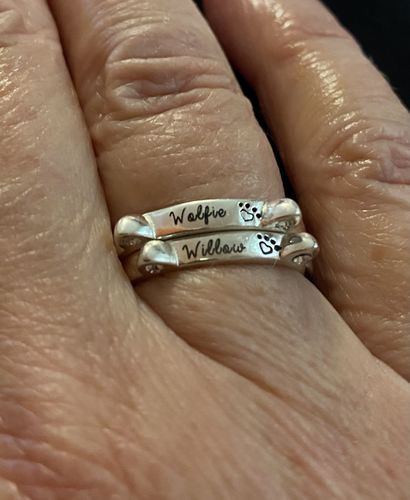 personalized cat ring