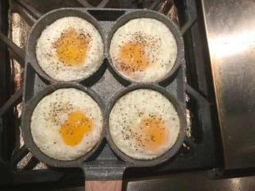 Customer photo review of Poele à Blinis ou Pancake Carrée - Feux à Induction