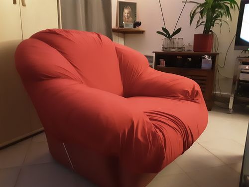 Customer photo review of Rouge - Housses Extensibles de Fauteuil et Canapé - La Maison des Housses