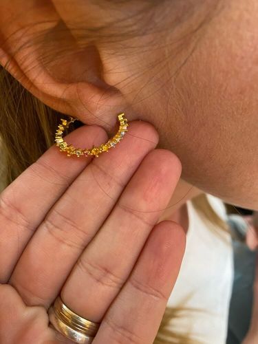 Customer photo review of LOANYA Ohrringe "Céline"