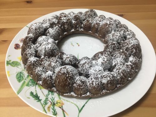 Customer photo review of Moule Gateau Silicone - Bulles