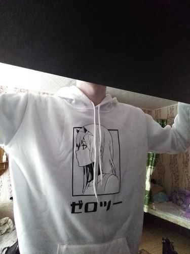 Customer photo review of Kawaii Style Zero Two Hoodie