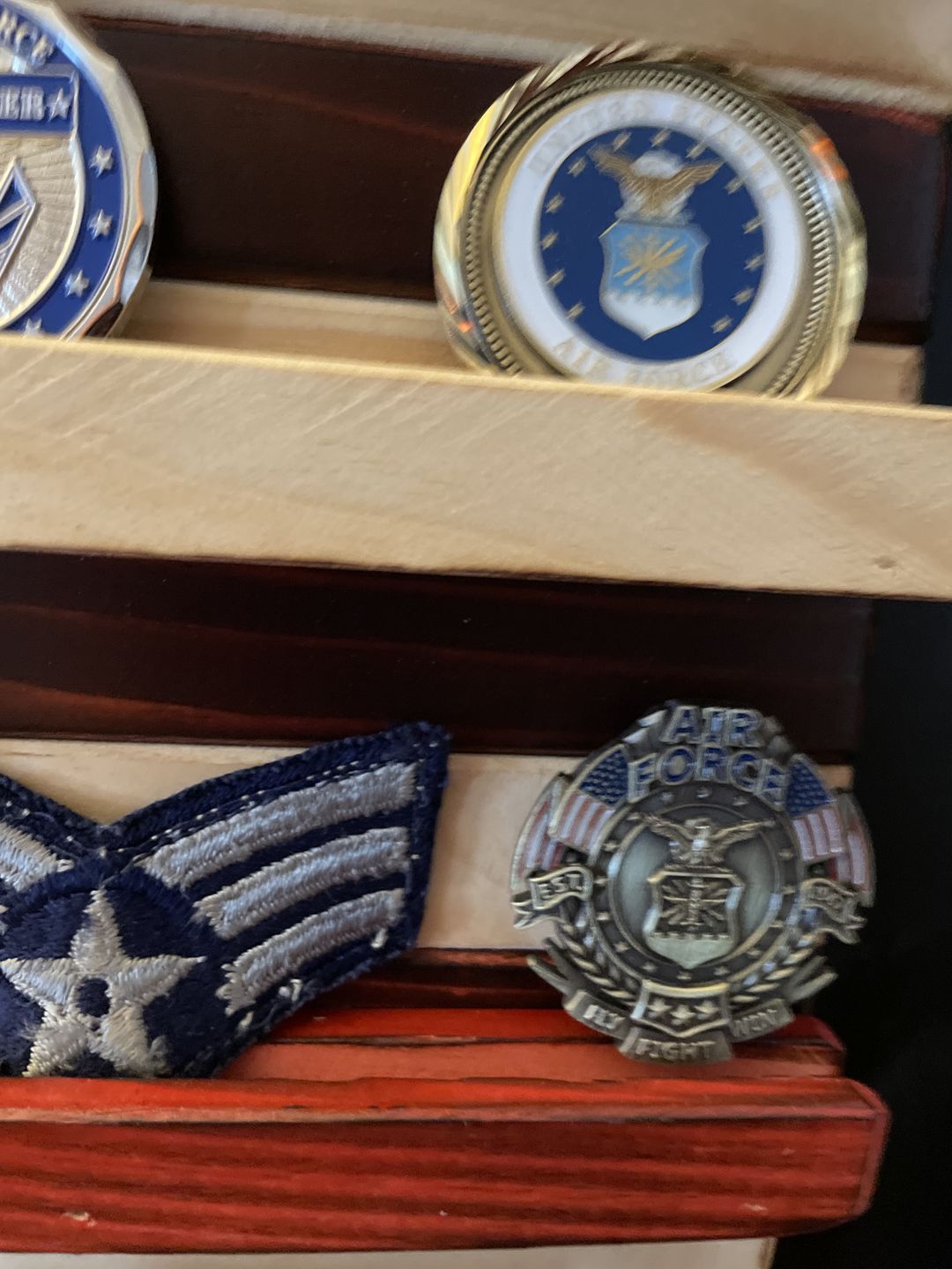 Customer photo review of US Air Force Veteran's Day Pin (PRE-ORDER!!!)
