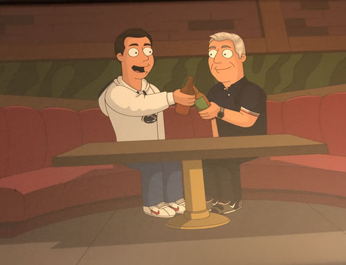 Customer photo review of Family Guy Style Custom Portrait