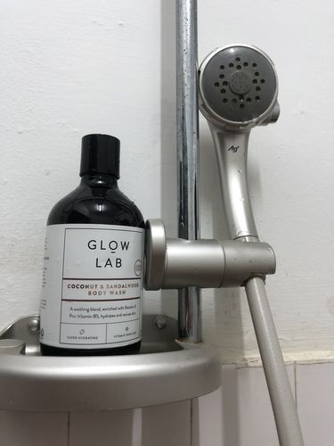 Customer photo review of Coconut and Sandalwood Body Wash