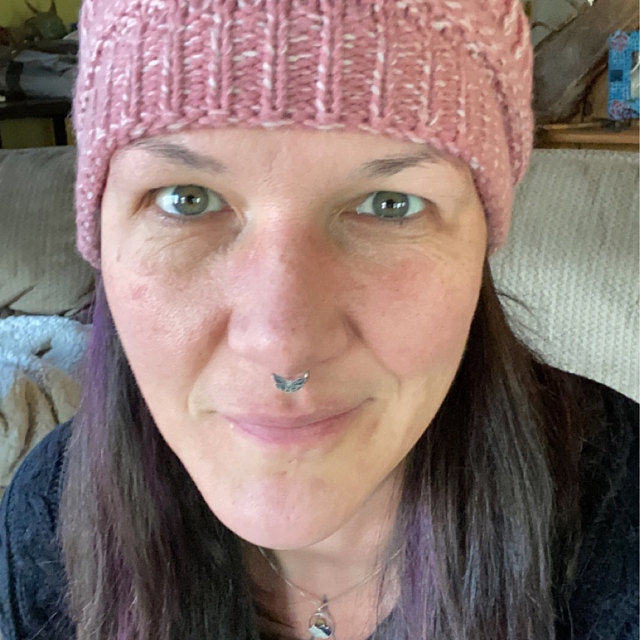 Customer photo review of 16G Death's Head Moth Captive Bead Ring