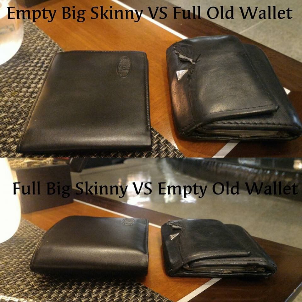 Customer photo review of RFID Blocking Leather L-Fold Wallet Black