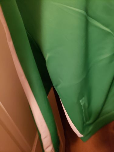 Customer photo review of Solid One Stripe Track Pants Kelly Green - White (100-402)