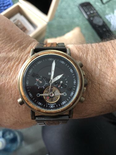 Customer photo review of Wood o'clock - Bergland