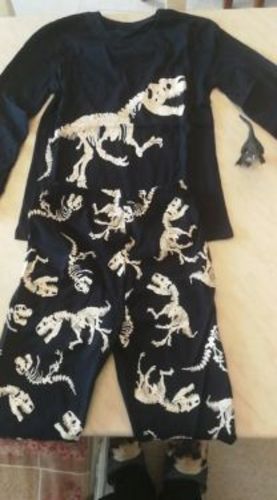 Customer photo review of Pyjama Dinosaure Enfant T-Rex Squelette