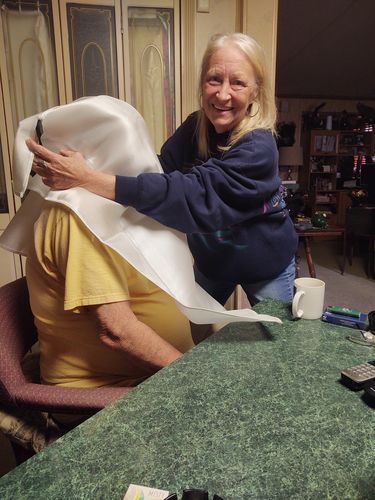 Customer photo review of Custom Stainless Steel Hook for Fire Blanket by Prepared Hero