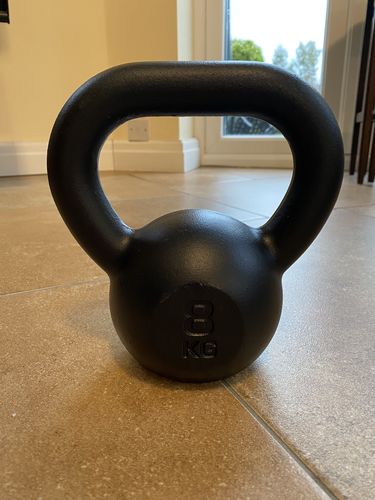 Customer photo review of BLACK CAST IRON KETTLEBELL available from 4kg to 24kg