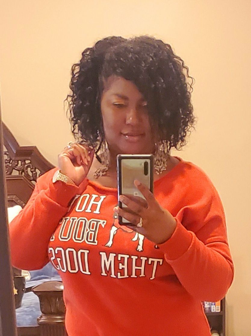 Customer photo review of POLISHED Hair & Scalp Oil