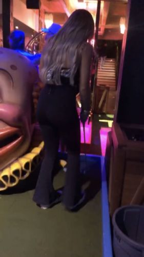 Customer photo review of Flared Pants (Petite)