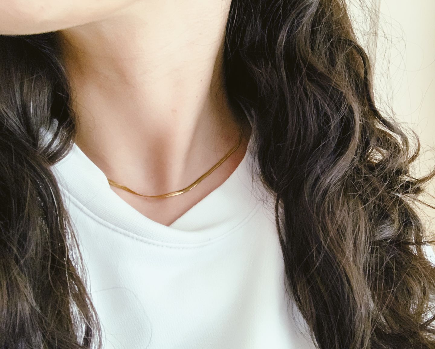 Customer photo review of Manasa necklace (length selection)