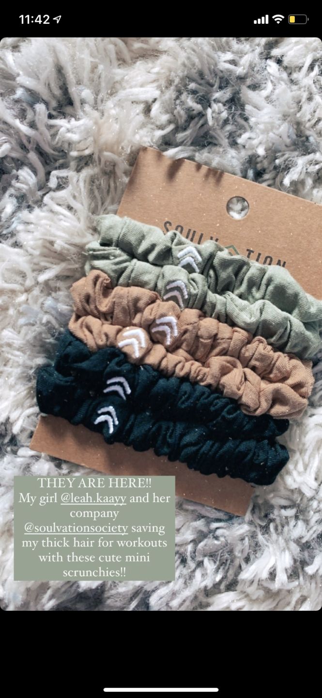 Customer photo review of Butter Soft Mini Scrunchie