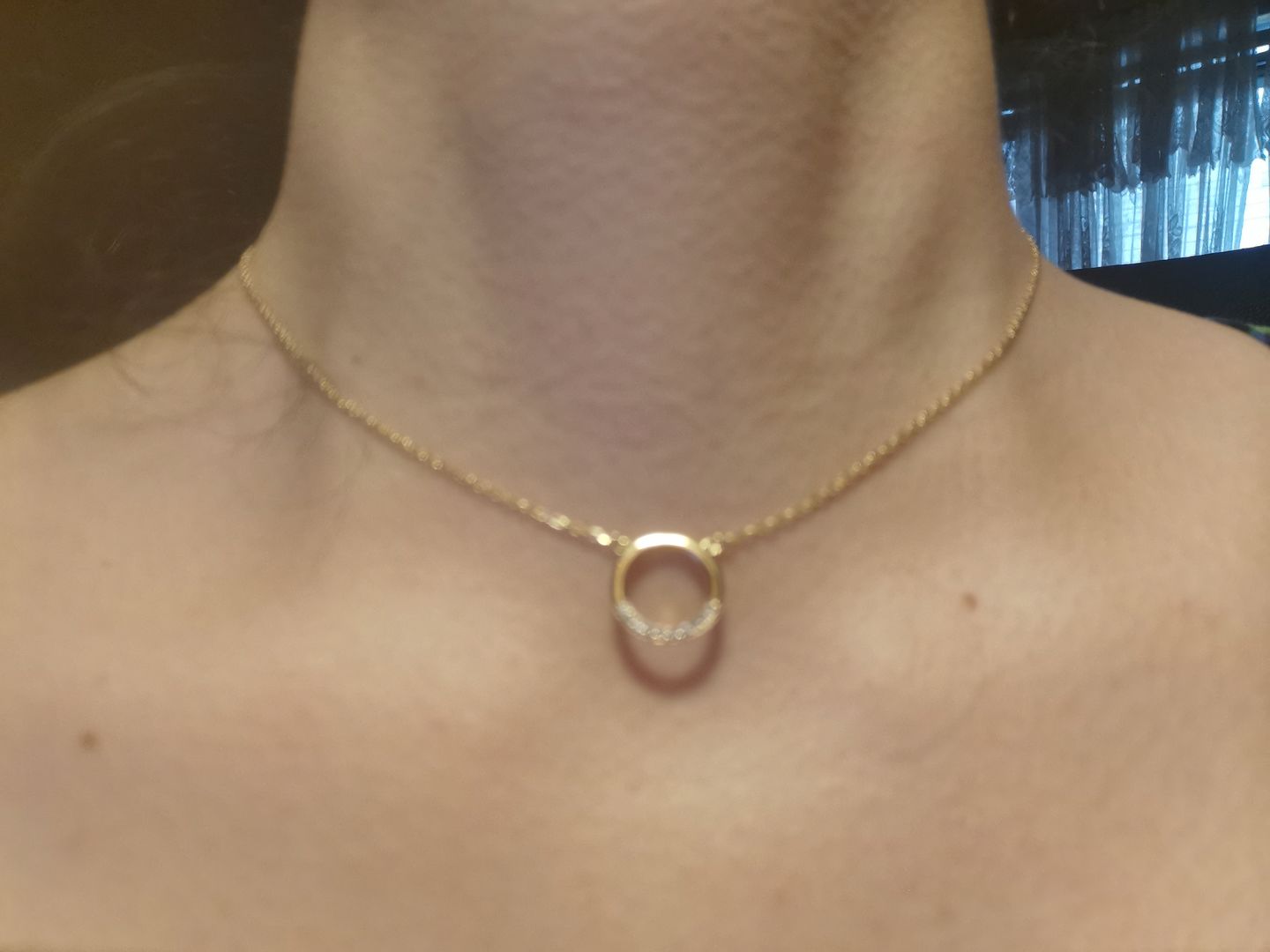Customer photo review of COLLAR LEA ORO