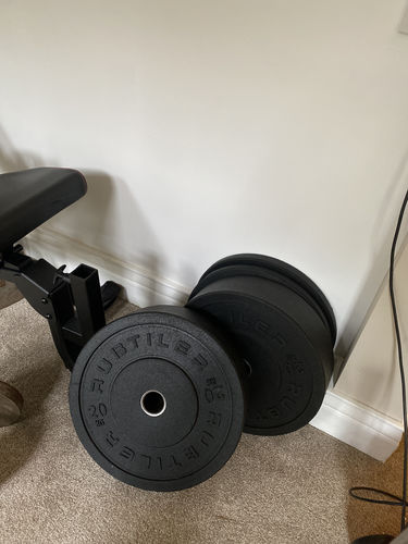 Customer photo review of Hi Temp Olympic Bumper Plate DEAL Up to 70 % off