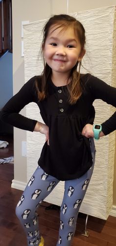 Customer photo review of Long Sleeve Peplum