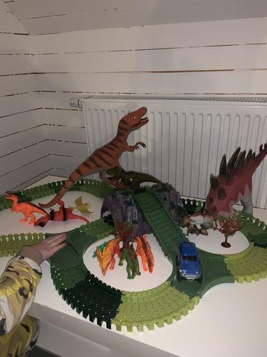 Customer photo review of Flexi trax bil blå